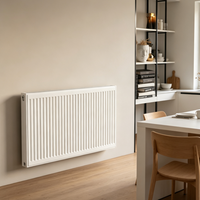 Radiateur de chauffage hydronique domestique, radiateur mural horizontal en acier doux, radiateur de chauffage central à haute efficacité énergétique