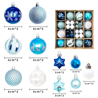 Décorations de Noël neutres les plus vendues, boules de Noël couleur champagne, ensemble de pendentifs de Noël pour mariage et fête