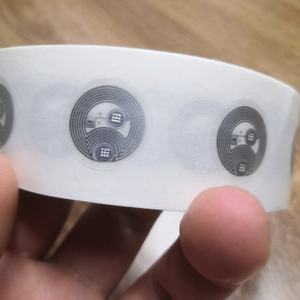 Dia18mm tương thích HF 213 chip <span class=keywords><strong>Mini</strong></span> Sticker <span class=keywords><strong>NFC</strong></span> Tag nhãn ướt Inlay - Product Image 5