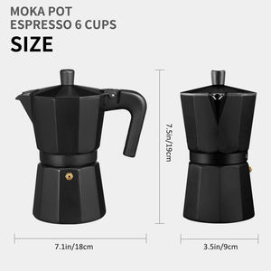 Ensemble de cafetière à infusion manuelle <span class=keywords><strong>italienne</strong></span> à succès, extracteur italien, cafetière concentrée avec passoire - Product Image 4