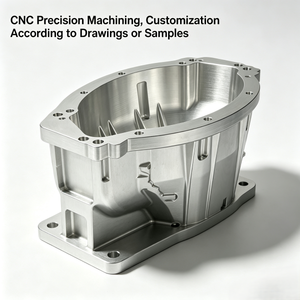 Carcasa Compleja Mecanizada por CNC OEM para Ensamblajes Mecánicos de Precisión, Caja Elíptica de Cavidad Profunda Fresada en 5 Ejes - Product Image 1