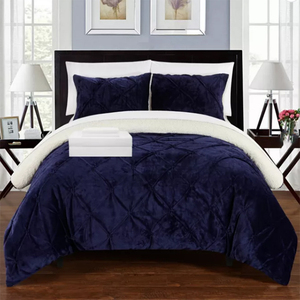 Bộ Chăn Lông Cừu Lông Chồn Siêu Nhỏ Sang Trọng Có Lớp Lót Lông Chồn Mềm Mại - Product Image 4