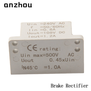 โมดูลเรียงกระแสเบรก Anzhou รุ่น 04.91.010-CE07 108V แบบครึ่งคลื่น สำหรับเบรกป้องกันไฟดับ - Product Image 3