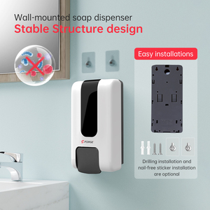 Dispenser per sapone liquido montato a parete <span class=keywords><strong>da</strong></span> 1200ml pompa manuale Dispenser per sapone a parete supporto sapone - Product Image 3