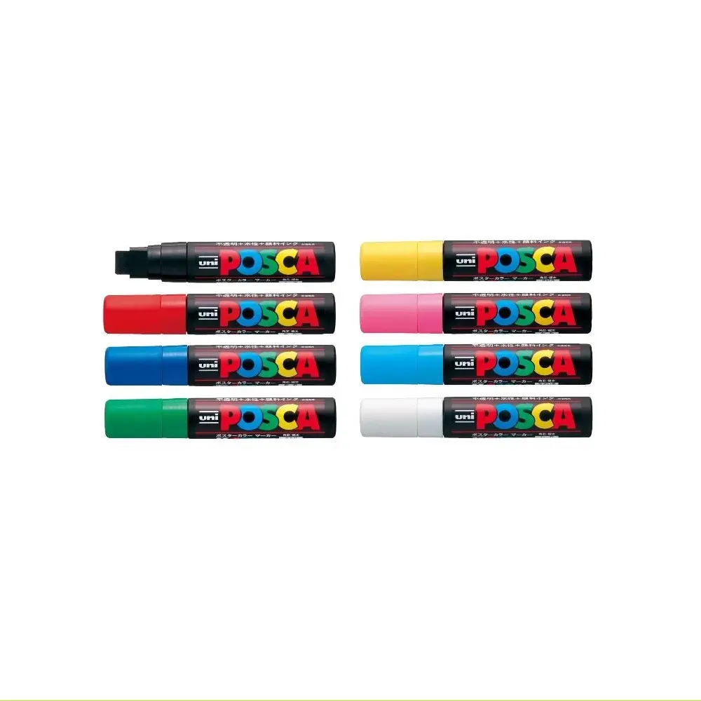 Özel indirim endüstriyel opak kalıcı keçeli kalem PC-17K(15 renk), metal, cam, plastik, ahşap, japonya'da yapılan