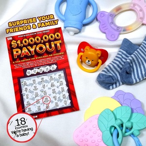 Annonce de grossesse Gratter Funny Surprise Pregnancy Reveal Idea Prank - Product Image 3