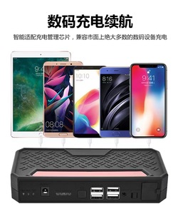 Bộ Kích Nổ Trung Quốc Dụng Cụ Khẩn Cấp Cho Xe Cộ <span class=keywords><strong>400a</strong></span> Bộ Tăng Áp Ắc Quy Xe Hơi 12V 20000MAh 12V Sạc Dự Phòng Điện Thoại - Product Image 4