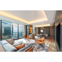 Nouvelle conception de lit en métal de luxe cinq étoiles, moderne et personnalisé, pour chambre à coucher Queen ou King, mobilier d'hôtel et d'appartement