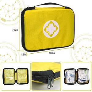 Fournitures médicales personnalisées 300 pièces Trousse de premiers soins portable étanche pour l'école et la famille à domicile - Product Image 4