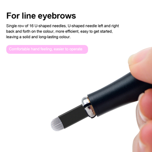 Cuchillas de Microblading de Acero Inoxidable de 0.18mm, Agujas Desechables para Tatuaje de Cejas, para Uso Profesional en Estudio y con Pluma Manual PMU - Product Image 3