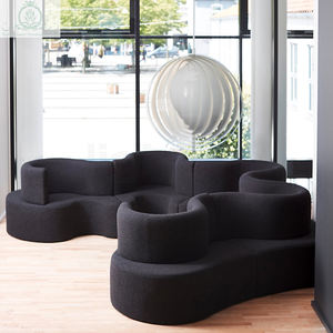 Nuevo producto personalizado proveedor dorado sofá dos plazas - Product Image 6