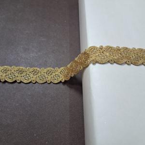 Adornos elegantes de encaje con bordado de poliéster de calidad de exportación para velos de vestidos de novia y ropa de noche disponible para precio de exportación - Product Image 3