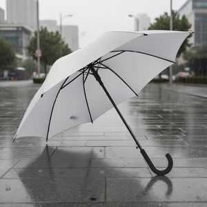 <b>Windproof</b> Waterproof Pongee Fabric Plastic Tips Uv protection Colorful Handle Golf <b>Umbrella</b> for Sale - Product Image 4
