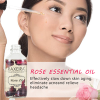 Huile Essentielle Végétalienne Pure et Naturelle Prix Usine, Huile de Rose Musquée en Gros Marque Privée, Soin de la Peau en Vrac avec Ingrédient Huile d'Olive