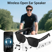 SENBONO V03 Lunettes Intelligentes Caméra 4K Wi-Fi pour Photos et Vidéos Batterie 220mAh Bluetooth pour Appels et Musique Lunettes Intelligentes avec IA