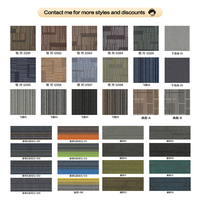 Dsermer Moquette d'hôtel de luxe non tissée, commerciale, pour carrelage céramique, en polyester, à poils ras, fine, couleur unie, tuiles carrées 50x50