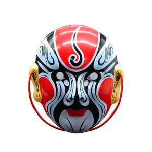 <span class=keywords><strong>Masque</strong></span> de change de visage de l'Opéra de Pékin, patrimoine culturel immatériel chinois, fait main en plastique, pour adulte, culturel, pour le Poisson d'avril et Pâques - Product Image 1