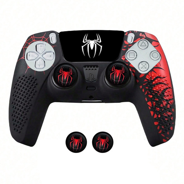Customizable P5 Controller Skin Set - Silicone Grip Cover with Anti-Slip Dots & Joystick Caps, Bulk OEM/ODM for Resellers