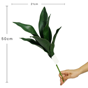 Planta Artificial de <span class=keywords><strong>Sansevieria</strong></span> Impresa <span class=keywords><strong>en</strong></span> 3D, Ecológica y Realista, <span class=keywords><strong>en</strong></span> Maceta para Interiores, para Sala de Estar - Product Image 2