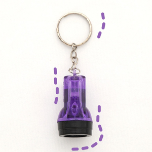 Petite led mini porte-clés nouveauté lampe de poche Mini lampe de poche porte-clés vente chaude porte-clés lumière mini lampe de poche - Product Image 4