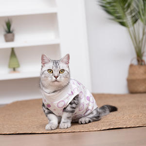 ชุดฆ่าเชื้อสำหรับแมวเสื้อผ้ากันเลียสำหรับสัตว์เลี้ยงดีไซน์น่ารัก - Product Image 3