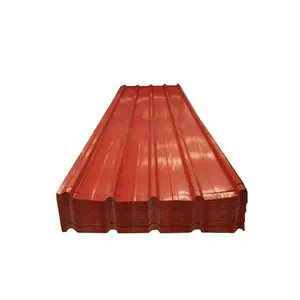 Golden Suppliers Iron 20 Gauge color coated Corrugated Steel sheet To Zambia Dubai PPGI Corrugated Roofing Sheet