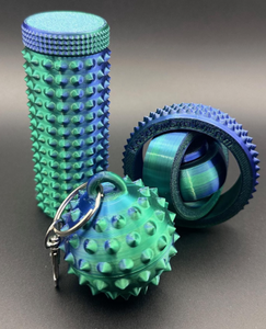 Llavero Sensorial Antiestrés con Púas Impreso en 3D de Plástico para Niños de 7 a 12 Años, Juguete de Bolsillo para Aliviar el Estrés y la Ansiedad - Product Image 6
