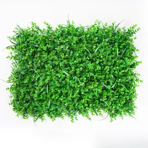 ZC Dekorasi Rumah rumput buatan dinding tanaman plastik vertikal tanaman taman rumput toko gambar dinding