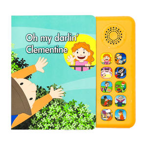 Livre de coloriage interactif pour tout-petits sur le thème de la ferme, avec impression personnalisée, livre d'histoires pour enfants, apprentissage précoce, livres <span class=keywords><strong>audio</strong></span> éducatifs en carton - Product Image 1