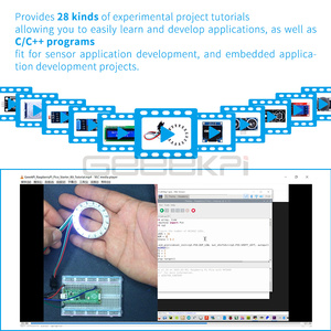 Kit Raspberry Pi Pico, câble USB, fil de liaison, interrupteur inclinable, écran OLED, module relais, écran LCD, carte de commande de moteur pas à pas servo - Product Image 4