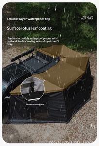 Toldo Lateral para Auto <span class=keywords><strong>Gobi</strong></span> <span class=keywords><strong>Desert</strong></span> 270 Autorizado por la Marca, Carpa Lateral para SUV, Toldo en Forma de Abanico para Acampar al Aire Libre, Parasol - Product Image 6