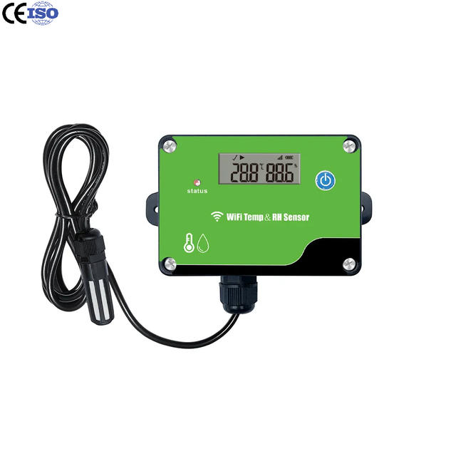Tzone WiFi Data Logger Wall Mounted Temperature and Humidity Recorder with LCD Display