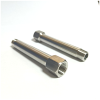 Adaptateur mâle femelle en acier inoxydable haute pression 1/2 pouces Npt à barre d'extension de raccord fileté Bsp