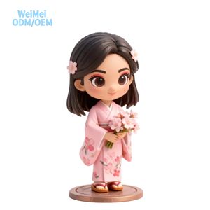 Action <span class=keywords><strong>Figure</strong></span> Personalizzata di Ragazza Giapponese Sakura, Versione Q, Principessa del Giardino, Giocattolo Decorativo Trendy, Bambola in Resina, Giocattoli in Scatola Misteriosa - Product Image 2