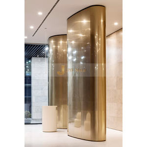 ANW291 Couvercle de colonne en acier inoxydable Espace d'affaires Décoration intérieure 304 Artisanat en métal - Product Image 3