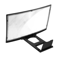 12 Inch L6 HD 3D Magnifier Stand Portable Glass Phone Screen Amplifier Flexible Tripod Eye Protector Mobile Phone Accessories