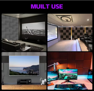 Cách âm kim tự tháp <span class=keywords><strong>Wedge</strong></span> cách âm miếng bọt biển phòng thu âm bằng chứng tấm xốp ốp tường <span class=keywords><strong>Acoustic</strong></span> bọt - Product Image 6