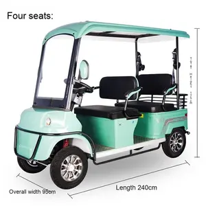 Minibús eléctrico M6, coche turístico <span class=keywords><strong>de</strong></span> cuatro ruedas con seis asientos, vehículo <span class=keywords><strong>de</strong></span> <span class=keywords><strong>alquiler</strong></span> <span class=keywords><strong>de</strong></span> punto escénico con cortina <span class=keywords><strong>de</strong></span> cobertizo escénico - Product Image 3