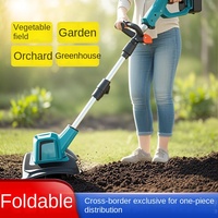 Nouveau motoculteur rotatif électrique domestique Micro Bulldozer Lithium-Ion tenu dans la main petit cultivateur agricole de ripper de houe