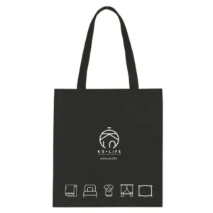 Bolso de compras de algodón geométrico, bolsa de mano de lona con cremallera, diseño Popular, plegable, a la moda, con Mini Logo personalizado