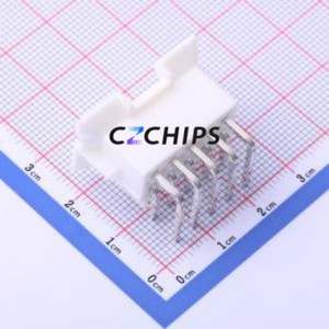 M4202FRD-2x5-N0 Wire-to-Board Pin Header Bent Lead Through Hole,P=4.2mm Connector 2x5P 4.2mm Right Angle Insert 10P - Product Image 2