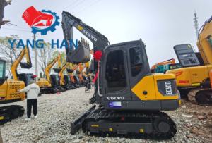 Usado Volvo EC60D Mini Escavadeira Zero Cauda Balanço para Construção Urbana e Paisagismo com Baixo Consumo de Combustível - Product Image 6