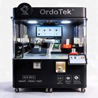 Distributeur automatique de café Ordo Tek Coffee Latte Art Bar avec bras robotisé 6 axes, modèle 01 (Chine), pour usage multi-scènes