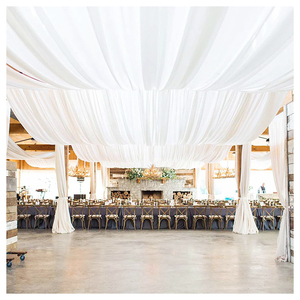 Voilages de luxe pour <span class=keywords><strong>plafond</strong></span> de tente de mariage, rideaux suspendus en tissu pour décoration de <span class=keywords><strong>plafond</strong></span> d'événements de mariage et de cérémonies - Product Image 3