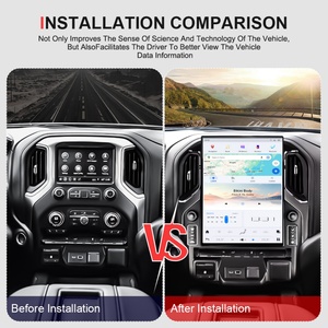 NaviHua Nouvelle mise à niveau Android 13 Qualcomm Écran tactile 2K Kit intérieur Carplay pour Chevrolet Silverado GMC Sierra 2019 2021 - Product Image 3