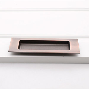 Invisible embedded concealed pull handle concealed latch slot drawer concealed pull handle zinc alloy cabinet <b>door</b> handle - Product Image 1