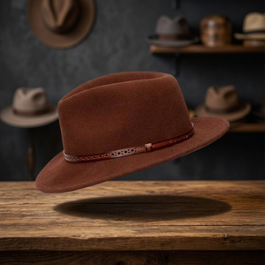 Fashionable Casual Picnic Cowboy <b>Hats</b> Unisex Genuine Leather Custom Brand Logo Print Sun Protection Beach Travel All Cycling - Product Image 1