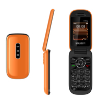 Teléfono Móvil al por Mayor, Teléfono para Personas Mayores, Teléfono con Teclado de 1.8 Pulgadas, 2G GSM, Doble SIM, Teléfono Plegable para Ancianos