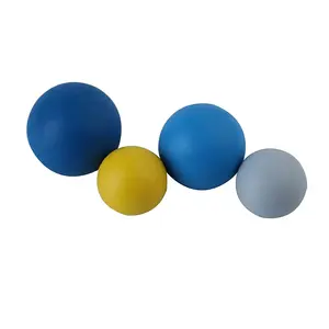 Custom EVA PU Size Color Natural Rubber Bounce Balls Bouncing Ball Sponge Foam Ball For Pet Toys Sports