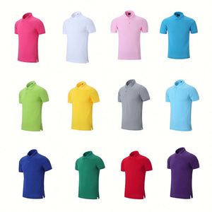 Design Promotion Custom <b>Cheap</b> 220g 100% Cotton for Polo Shirt Basic <b>Light</b> Black Youth Short Sleeve Office Uniform for Autumn Ba - Product Image 6